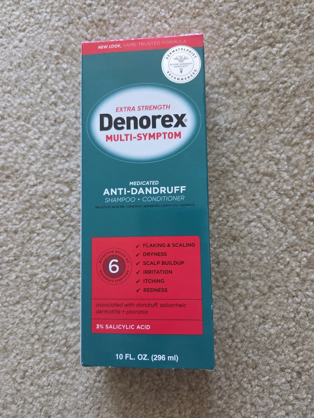 Denorex Extra Strength Medicated Dandruff Shampoo and Conditioner 10 FL OZ NEW